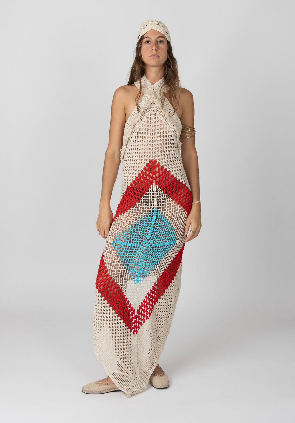 Hibiscus Crochet Dress