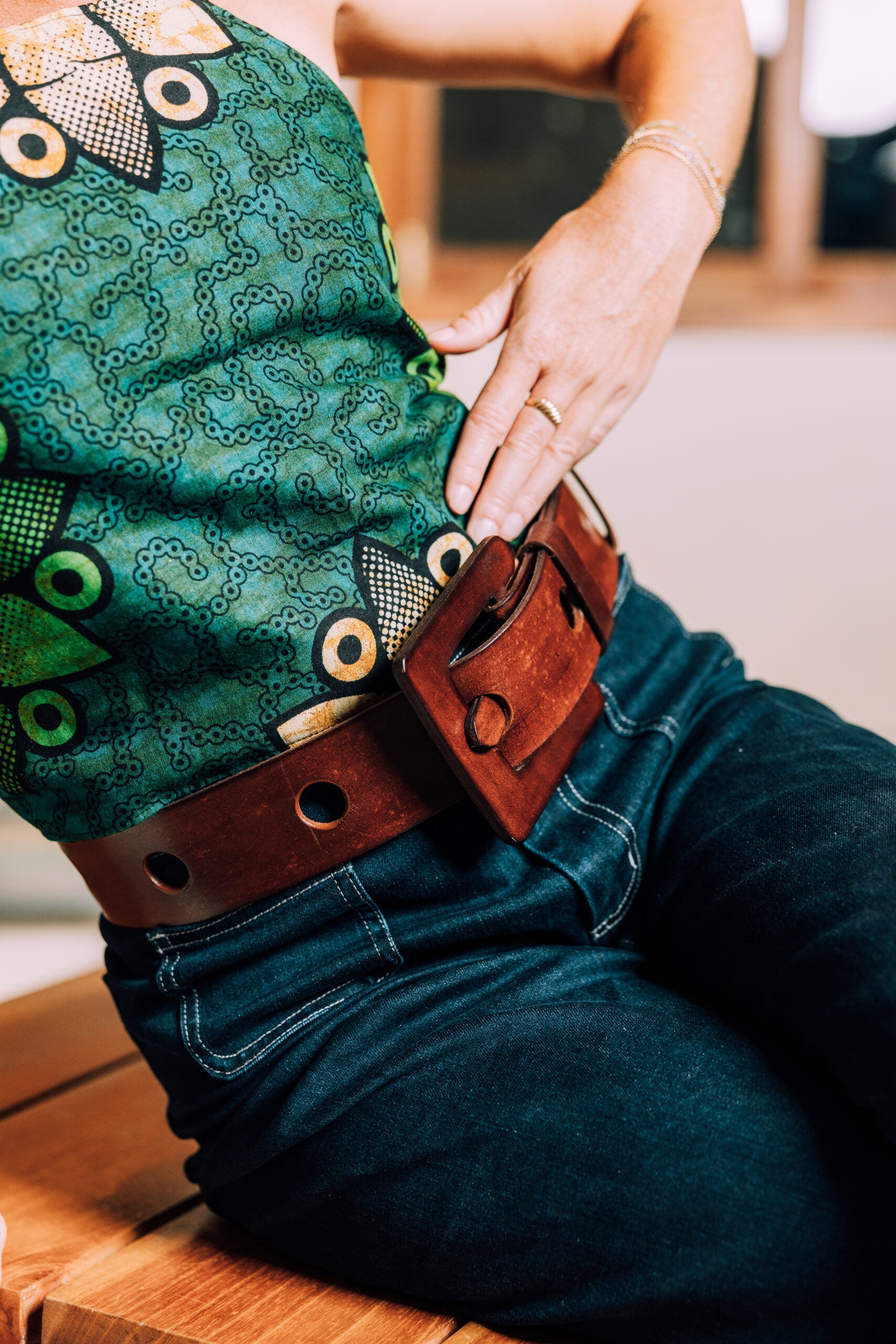 SIRA LEATHER BELT