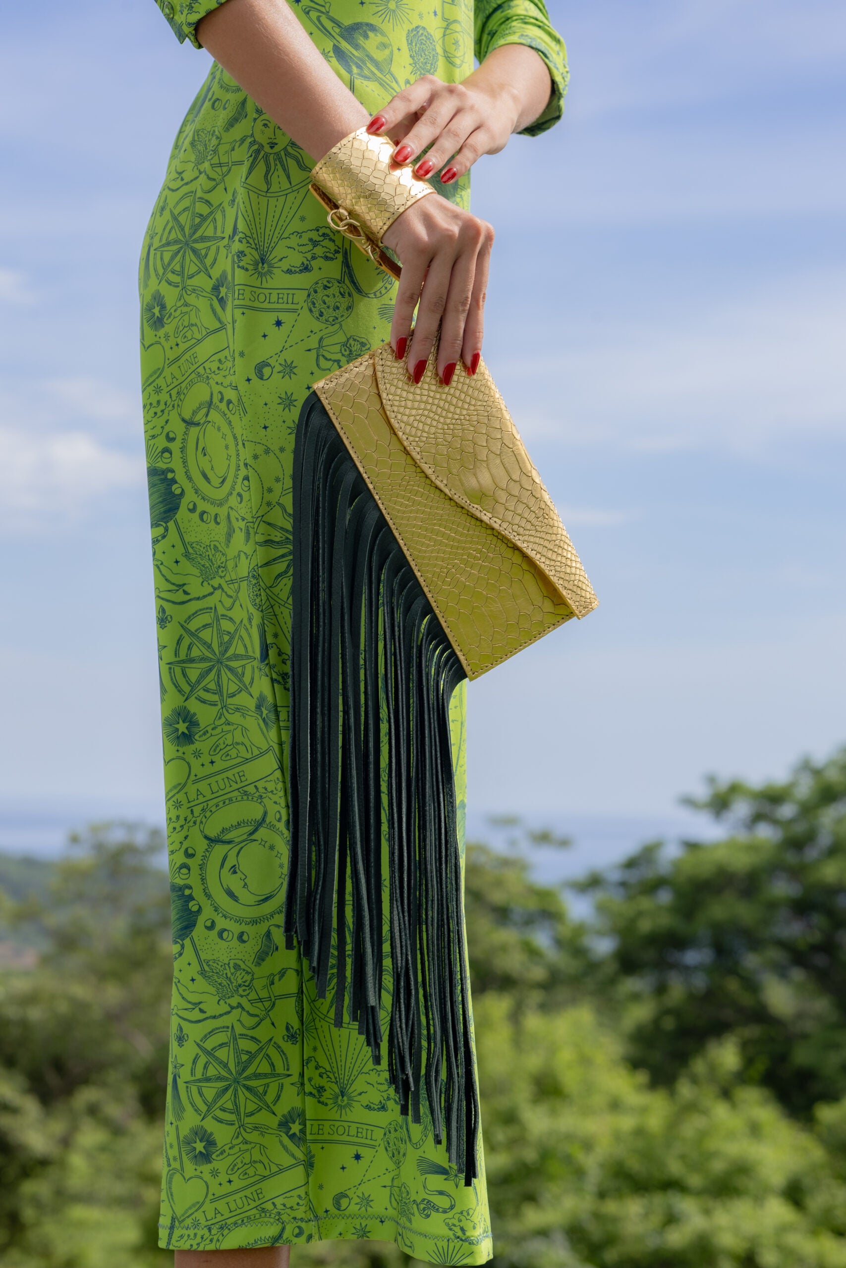 GOLDEN SUN - CLUTCH BAG