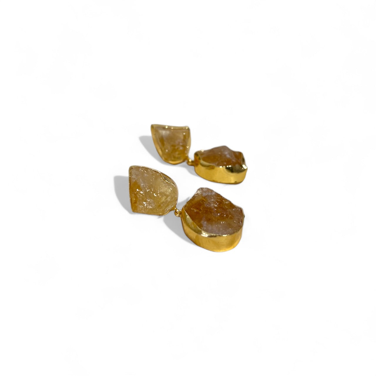 PENDIENTES CITRINO SUNBURST