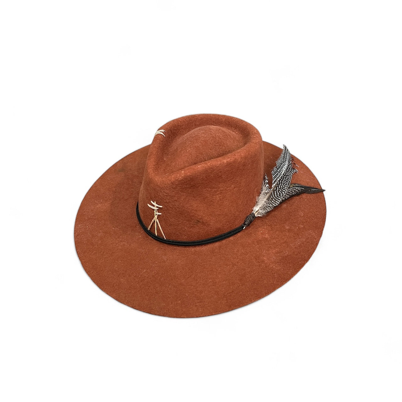 SOMBRERO FEDORA DE PLUMAS CANYON