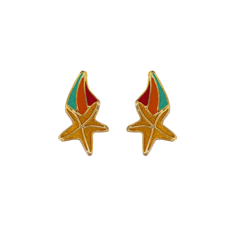 TACHUELAS MINI ESTRELLA FUGAZ ARCO IRIS
