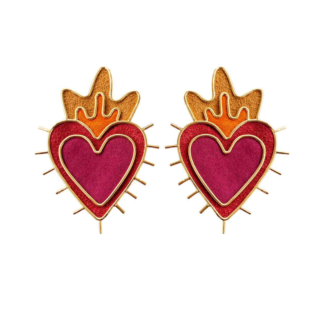 PENDIENTES SAGRADO CORAZÓN