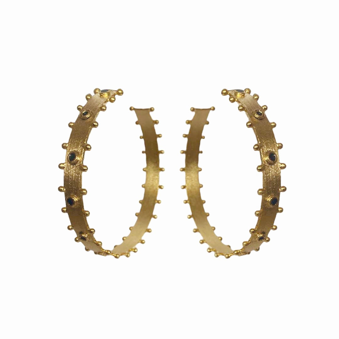 PENDIENTES OTIUM XL NEGRO