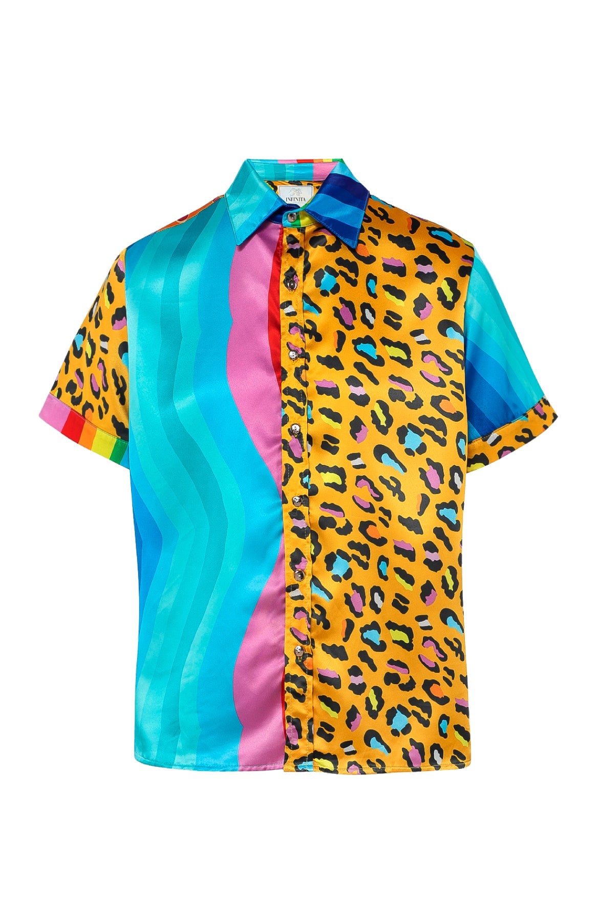 RAINBOW JUNGLE SHORT SLEEVE SHIRT