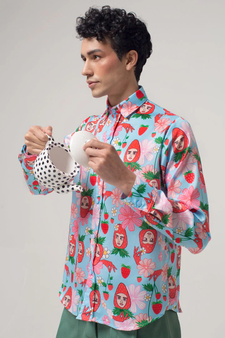 FRESAS CON CREMA LONG SLEEVE SHIRT