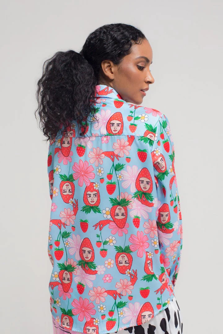 FRESAS CON CREMA LONG SLEEVE SHIRT