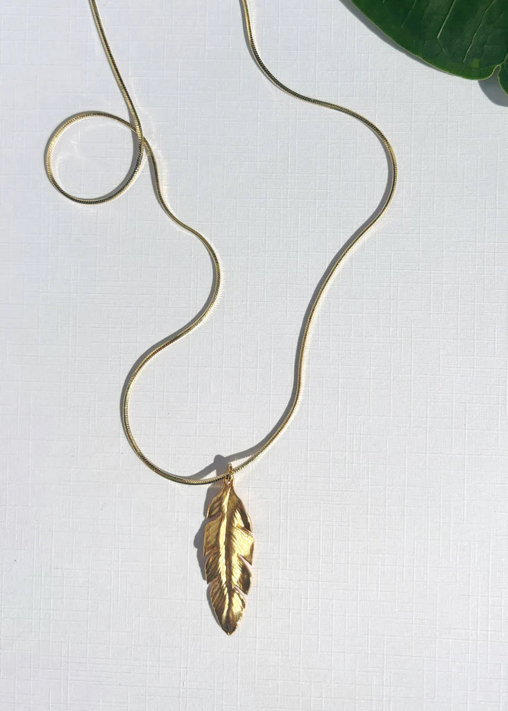 HOJA DE PLATANO NECKLACE